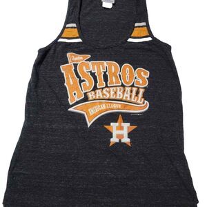 EUC 2013 5th and Ocean Houston Astros Tank Top Size Small Baseball MLB‎ Woman's